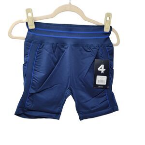 Fourlaps Aero Seamless Short 5” Midnight Blue Women's size XL NWT $68